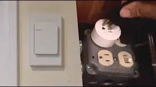 Installing a Wireless Remote Wall Switch for a 120v Light - Super Easy