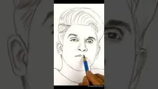 Allu arjun drawing step by step easy pencil ||short video artist || #artist #short