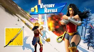 Wonder Woman Skin Gameplay Wins | Zero Build (Fortnite Chapter 6 Season 1)