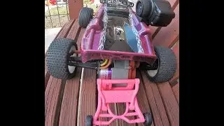 Traxxas Rustler run on 2s with 120amp TSKY esc + Novak 5800kv motor  - Testing it + speed included