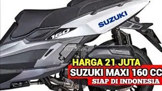 SUZUKI HADIRKAN❗SUZUKI MAXI 160CC 2026 SIAP DI INDONESIA? KALAHKAN AEROX DI PASARAN