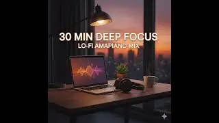 Chill Amapiano Lo-Fi Study Mix 🎧 Jazz Vibes for Focus & Relaxation (30 Mins)