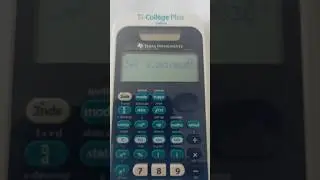 VALEUR EXACTE / D&Eacute;CIMAL  CASIO TI COLLEGE PLUS modifier