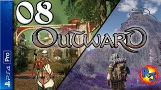 Let's Play Outward PS4 Pro | Split Screen Co-op Gameplay Ep. 8 | Hunting & Trapping (P+J)