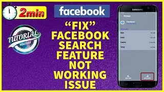 How To Fix Facebook Search Feature Not Working Issue (2022) | Fix Facebook Search Problem
