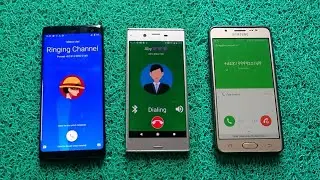 SONY XPERIA XZ3 & Samsung j5 incoming call, SONY XZ With apk facetocall out going call