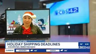 Clock ticking for holiday shipping deadlines