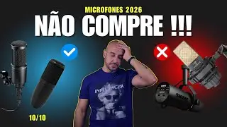Qual o melhor microfone para Home Studio em 2026? Guia de Compra Profissional.