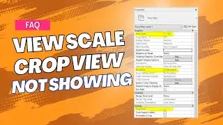 FAQ: [Solution] View Scale, Crop View Greyed out in Revit