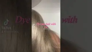 Ash Blonde Dye Tutorial #hairdye #revlon #ashblonde