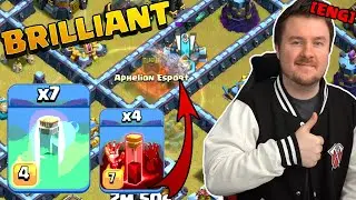 invisible SKELETON SPELL dominates in Clash of Clans | #clashofclans