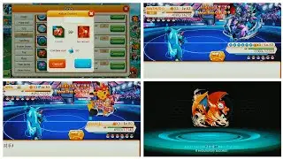 Geting Ash Charizard & mega evolve and amazing loot war Battle in duel it elves |