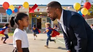 POOR GIRL CRIES WATCHING DRESSED-UP KIDS — THEN A YOUNG BILLIONAIRE STUNS EVERYONE