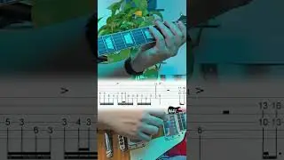 Eric Johnson One to One Full Transcription #guitar #guitarlesson #alternatepicking #tab #shorts