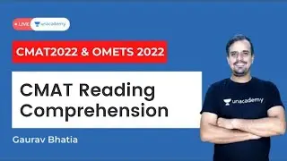 CMAT Reading Comprehension | Verbal Ability | CMAT'22 | Gaurav Bhatia