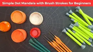 Dot Mandala for MDF | (Dot mandala for beginners) | Step by step | 325 | 2025 | ATM Creations