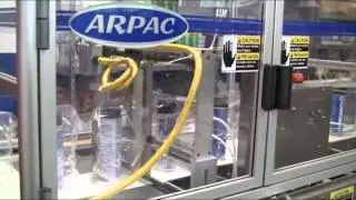 ARPAC's TS37 Horizontal Shrink Bundler Shrink Wrapping Aerosol Cans - Demo