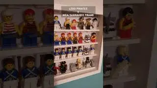 LEGO Pirates x IKEA SANNAHED Frame Display #lego #ikea #pirates