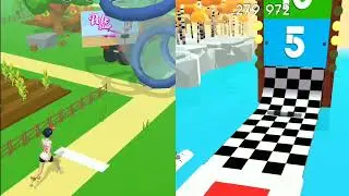 spiral roll VS flip jump stack game video||games videos #spiralroll #flipjumpstack #youtube