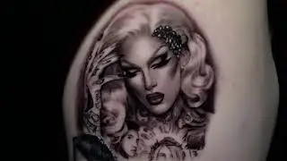 Jeffree Star Micro Portrait Tattoo Time Lapse | Pony Lawson