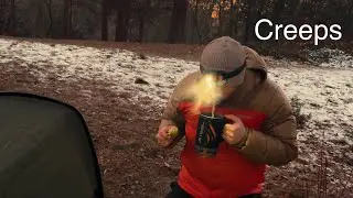 I wasn&rsquo;t alone. Creepy wild camp. 