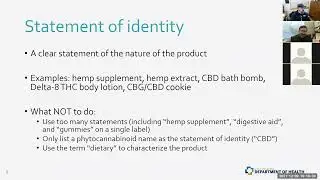 LDH Hemp Webinar Series 2: Consumable Hemp Product Registration – A Deep Dive
