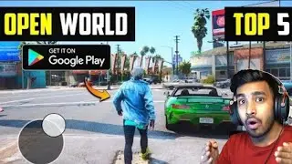 TOP 5 OPEN WORLD Games for android 2022 / High Graphics (online/office)