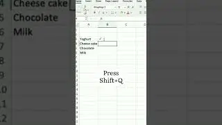 How to add check box in excel using wingdings 2 font