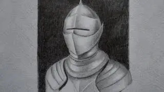 Dibujando metal: cómo dibujar una armadura - Arte Divierte.