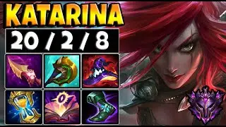Katarina MID vs Diana [ OTP ] Lol Korea Master Patch 12.8 ✅