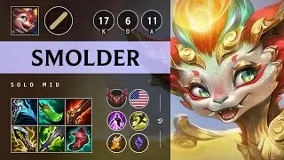 Smolder Mid vs Naafiri - NA Grandmaster Patch 25.16