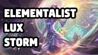 ELEMENTALIST LUX STORM SKIN SPOTLIGHT - LEAGUE OF LEGENDS