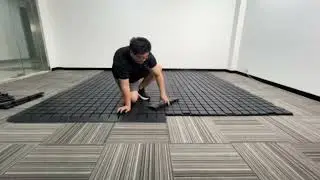 Modular Quick Setup Floor#luminars#buildfastbuildgreen#tradeshowfloor#floorings#tradeshowdisplay