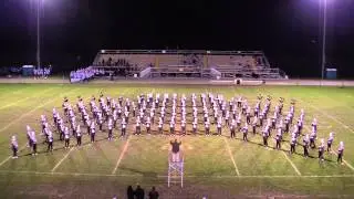 Kenton Ridge Marching Cougar Band at the 2013 KRHS Band Show