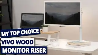 ОБЗОР Деревянной подставки для монитора VIVO: Преобразите свой рабочий стол и победите боль в шее!