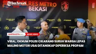 Viral, Oknum Polisi Cikarang Suruh Warga Lepas Maling Motor Usai Ditangkap Diperiksa Propam