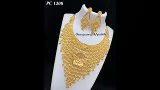 One gram gold haram||forming necklace||forming chokers#inegramgold#goldnecklace2019