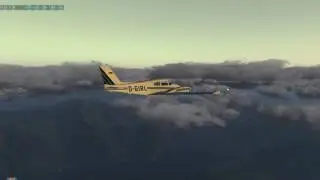 X-Plane 11: xEnviro 1.06, vFlyteAir Piper PA30 Twin Comanche