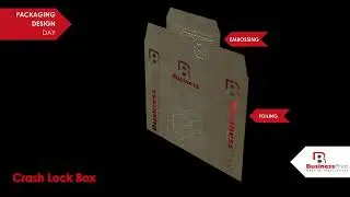 Unboxing Perfection: Crash Lock Box with Foil & Embossing&hellip;