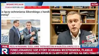 PILNE! Funkcjonariusz SOP chciał zabić dziennikarza Republiki. 