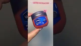 DIY Vaseline lip and cheek tint 💕✨🫧Homemade Lip Tint🌸&hearts;️ #makeup #makeuphacks