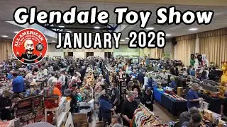 Toy Hunting at the GLENDALE TOY SHOW January 2026 | All American Toy & Advertising show
