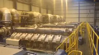 Wartsila 20V34SG Gas Generator Power Plant 95 MW