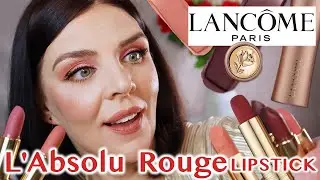 New Lancome LAbsolu Rouge Intimatte Lipstick | Swatches & Review 2024