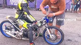 mirip di Malaysia, Jupiter MX FFA 350cc Tembus 6detik Drag Bike Final IDC 2019
