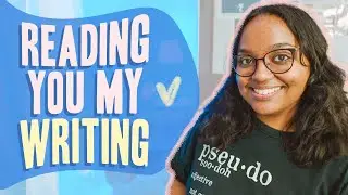 Reading you excerpts from my BOOKS! | My favourite things I've written lately