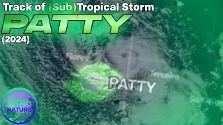 Track of Tropical Storm Patty (2024)