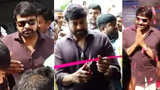 Megastar Chiranjeevi Powerful Entry at Chitrapuri Colony Flats Opening | WaltairVeerayya Entry Video