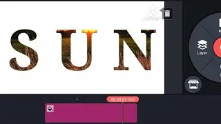 how to make a Morning SUN text editing video using kinemaster video editing apps | make name intro