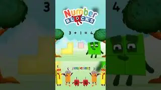 Numberblock 4.... enjoying in sun 🌞 #numberblocks #kids #learn12345 #childrensrhyme #cocomelonlover